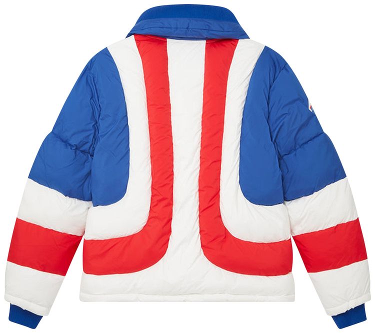 Casablanca Curve Panel Puffer Jacket White