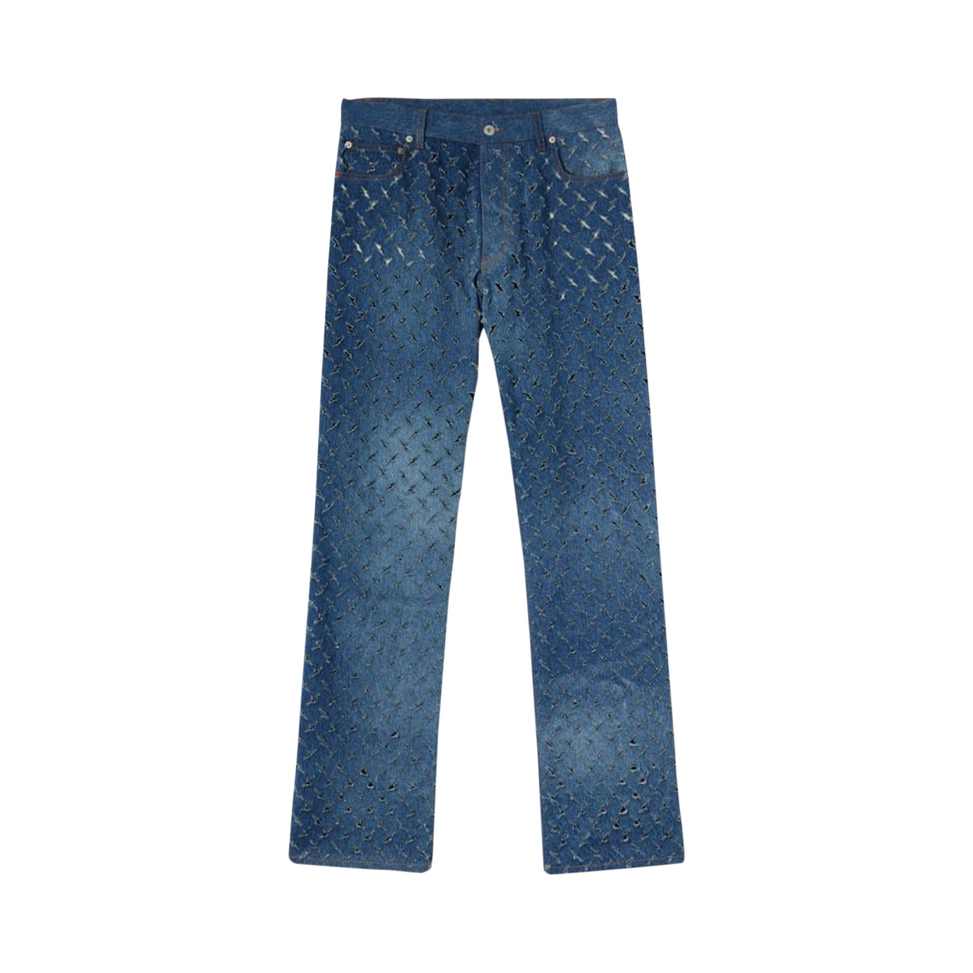 Buy Heron Preston 5 Pockets Razor Cut Denim 'Vintage Blue