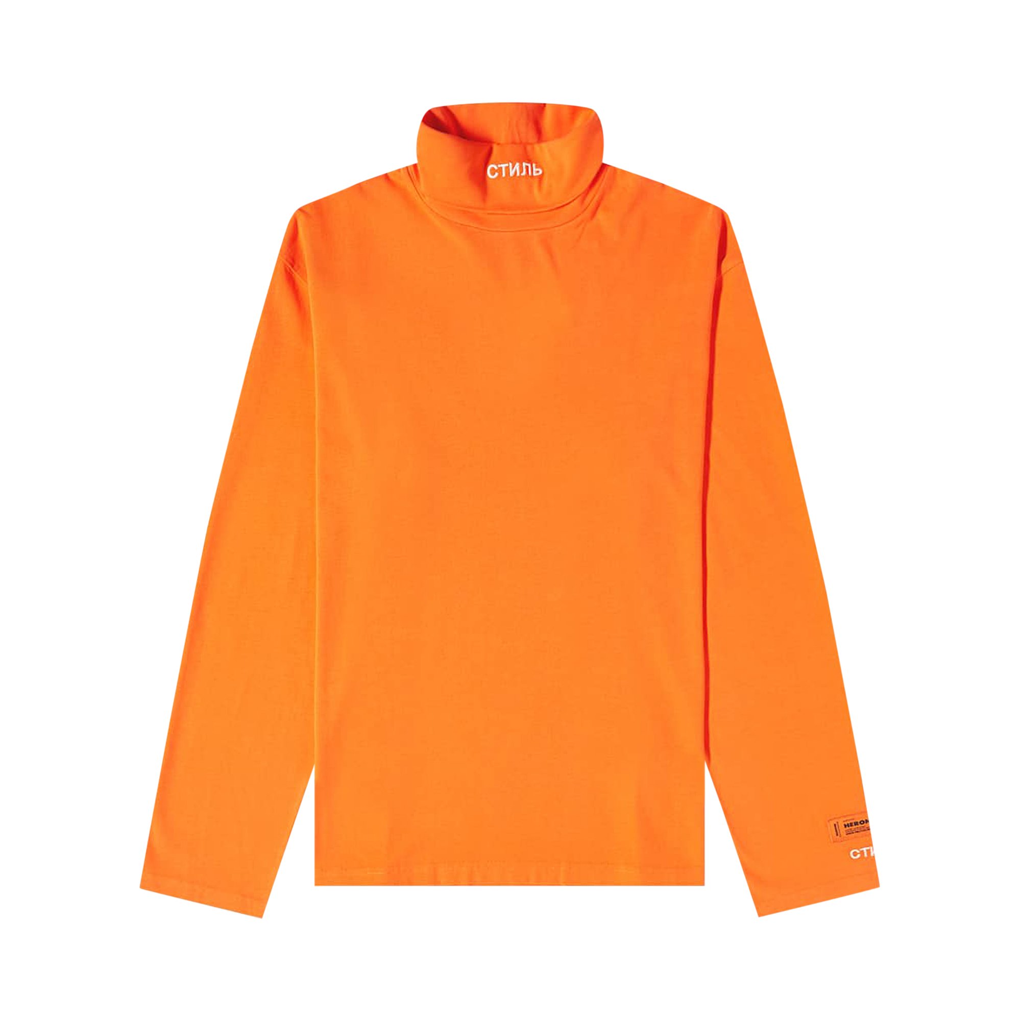 Buy Heron Preston CTNMB Long-Sleeve Rollneck 'Orange