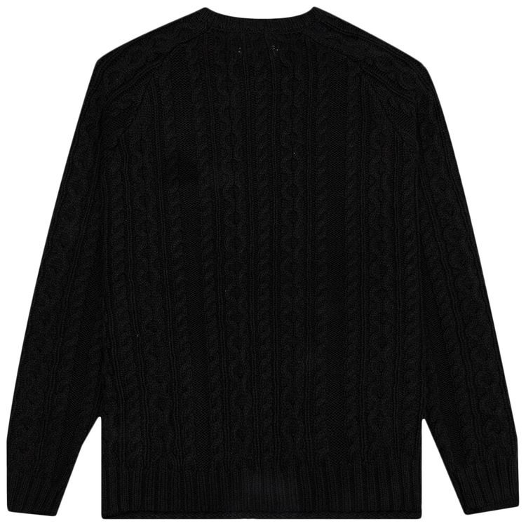 Honor The Gift Cable Knit Jumper Black