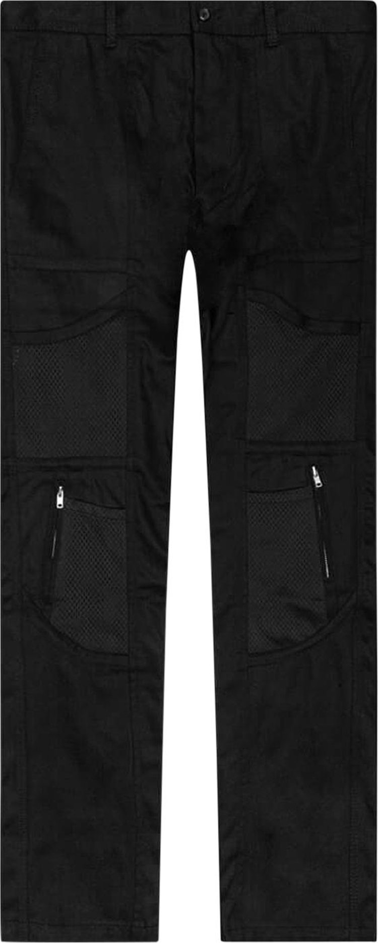 Comme des Garçons SHIRT Openwork Detailed Cargo Pants 'Black'