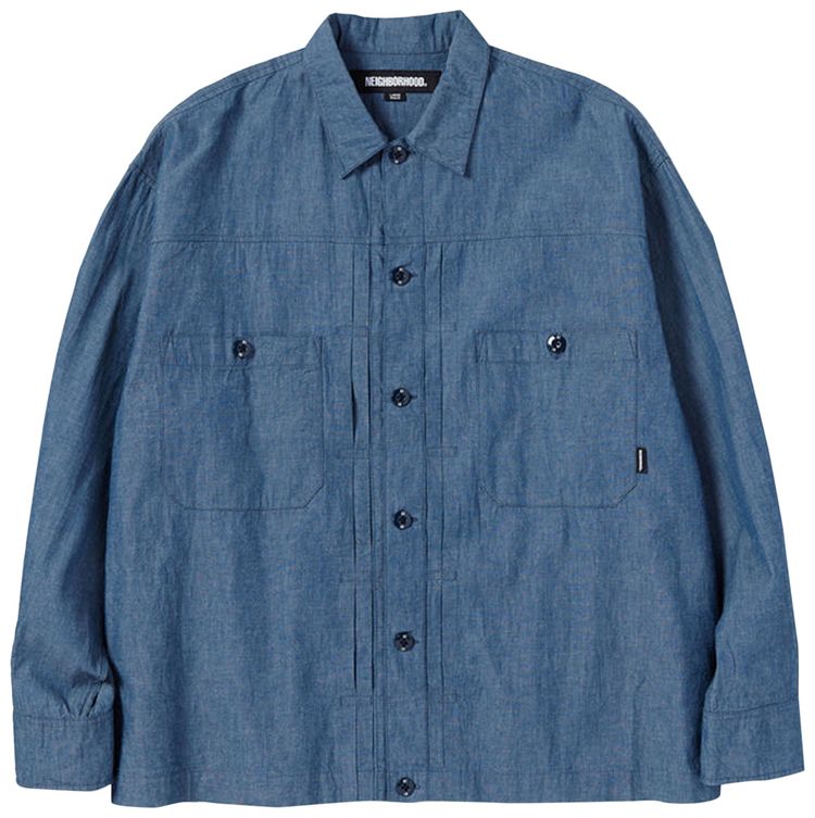 Neighborhood Button Up Shirt Indigo