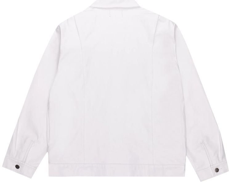 Honor The Gift Waxed Denim Trucker Jacket White