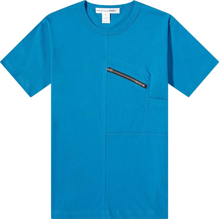 Comme des Garçons SHIRT Zip T-Shirt 'Blue'