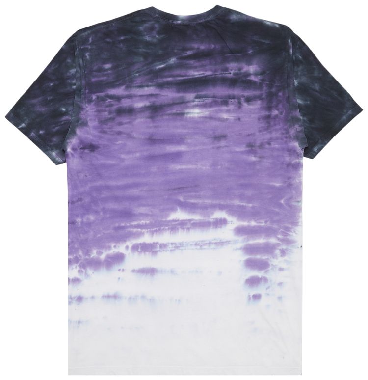 Stussy No4 Tie Dye Tee Purple
