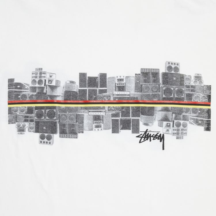 Stussy Speaker Line Tee White