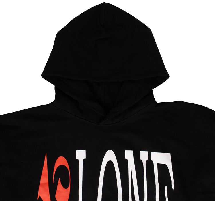 Vlone x Palm Angels Logo Hooded Sweatshirt BlackRed