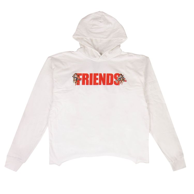 Vlone Angels Friends Hooded Sweatshirt White