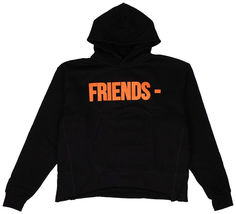 Vlone Friends Hooded Sweatshirt BlackOrange