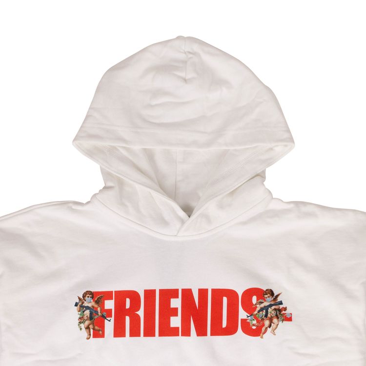Vlone Angels Friends Hooded Sweatshirt White
