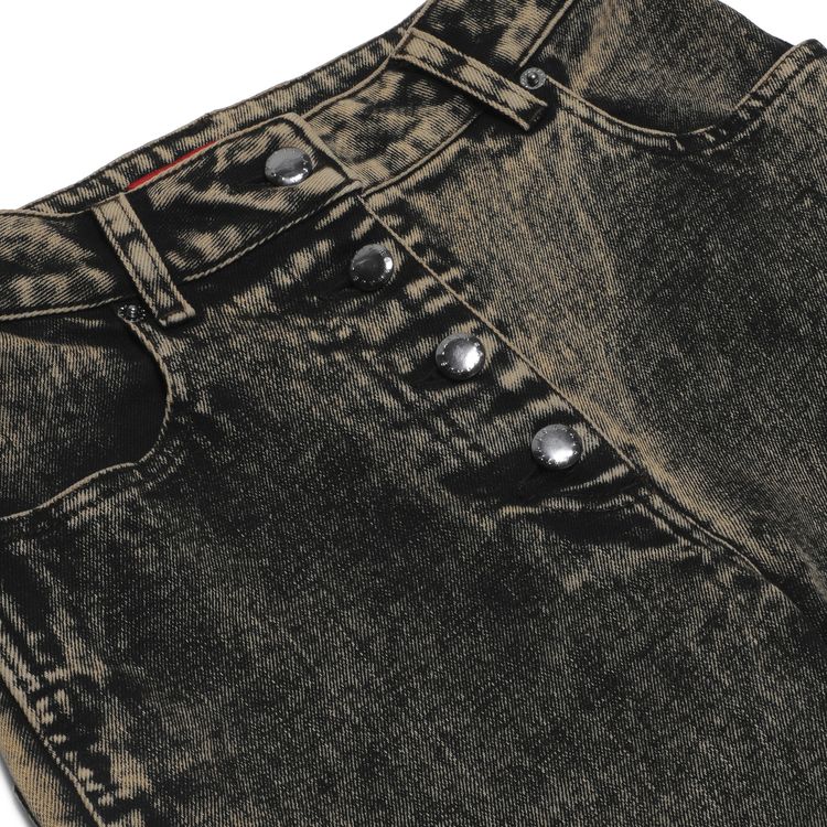 Eckhaus Latta Kick Flare Jean Khaki Acid