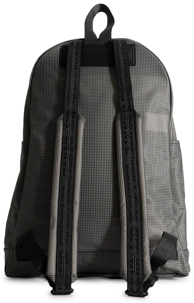 Off White Arrow PVC Backpack BlackWhite