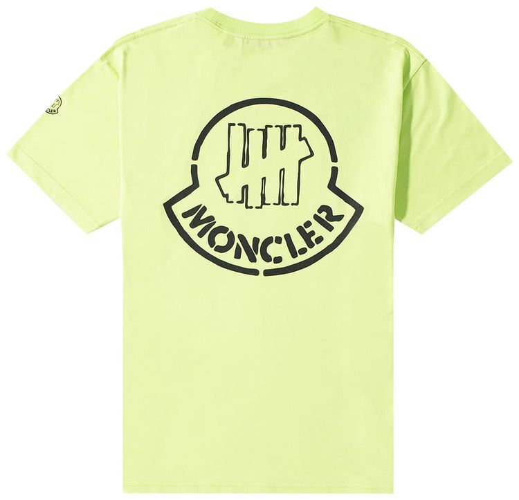 Moncler Genius x Undefeated Small Logo Print Tee Open Yellow