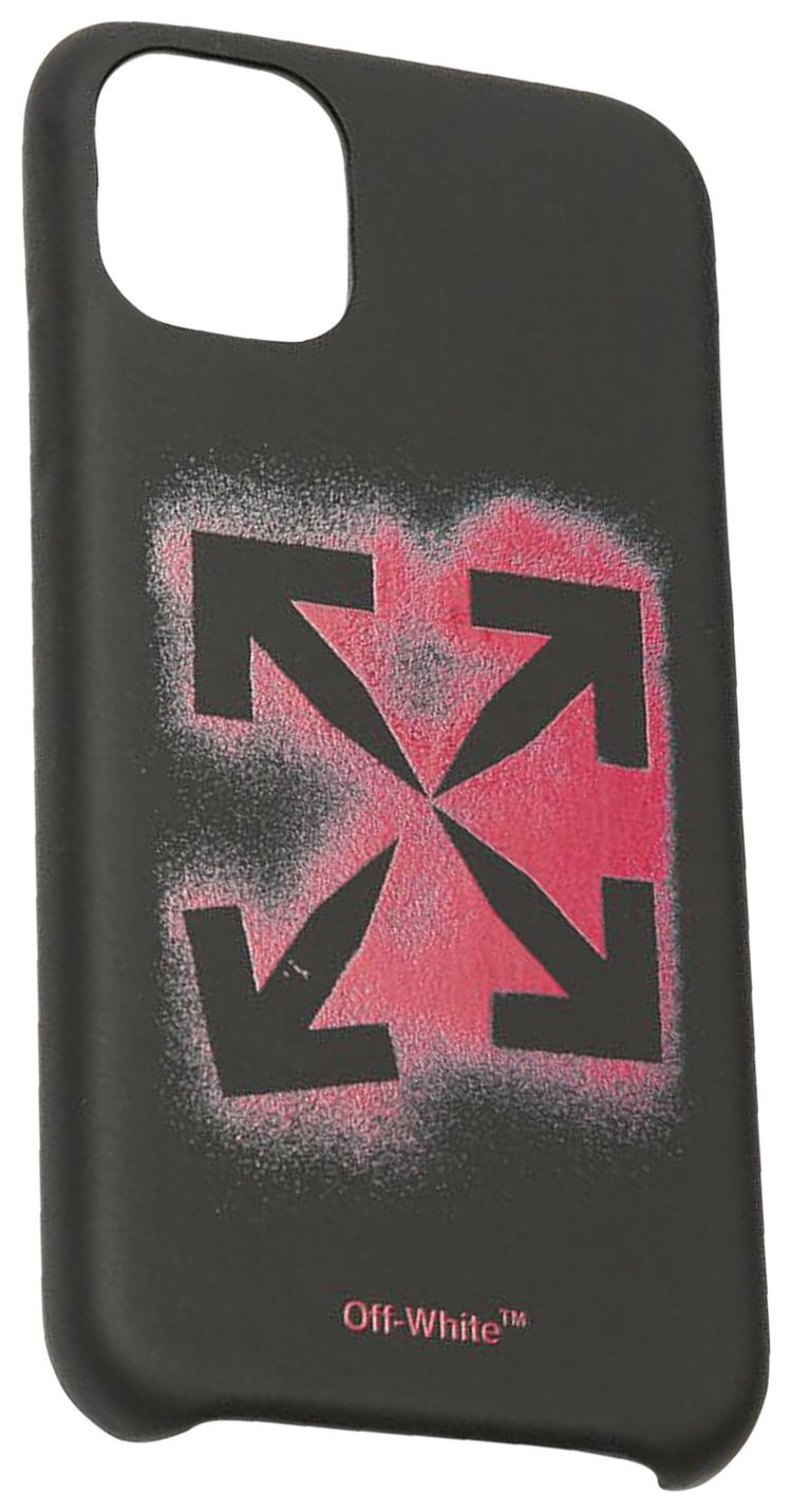 Off White Stencil iPhone 11 Cover BlackRed