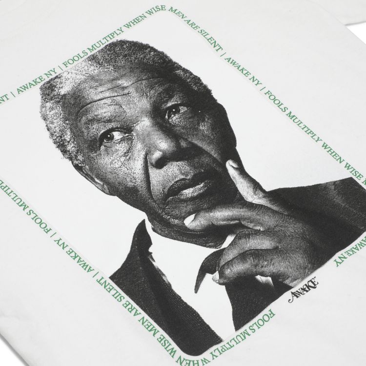 Awake NY Mandela T Shirt White