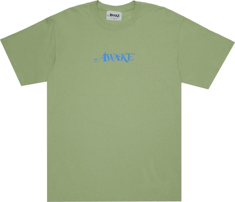 Awake NY Classic Logo T-Shirt 'Light Green'