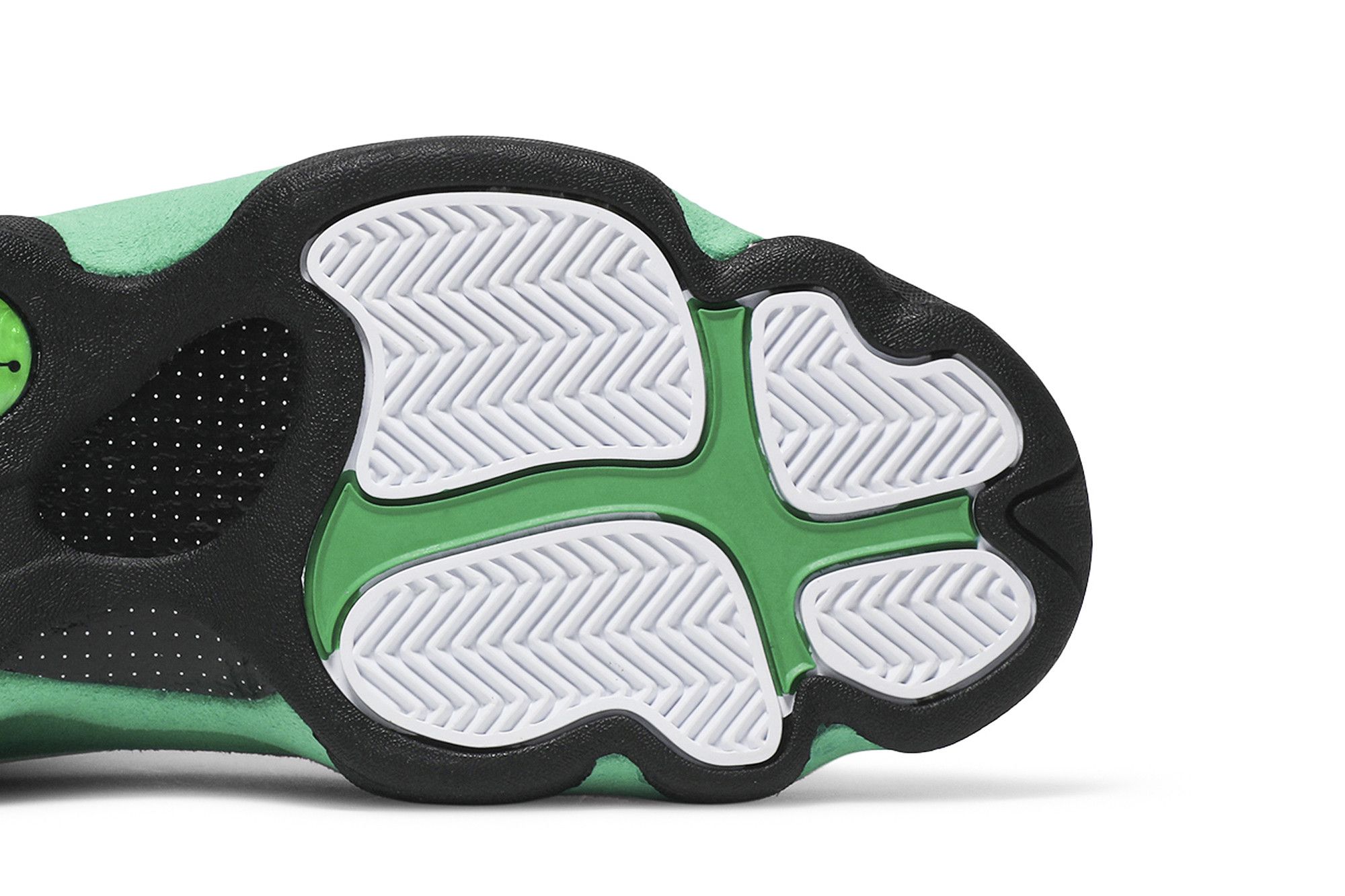 Jordan 13 green bottom best sale
