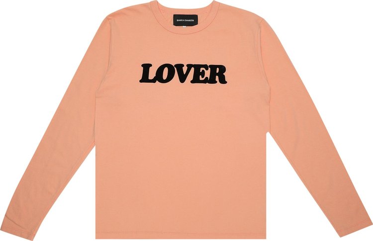 Bianca Chandôn Lover Long-Sleeve T-Shirt 'Peach'