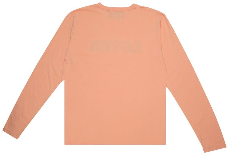 Bianca Chandon Lover Long Sleeve T Shirt Peach