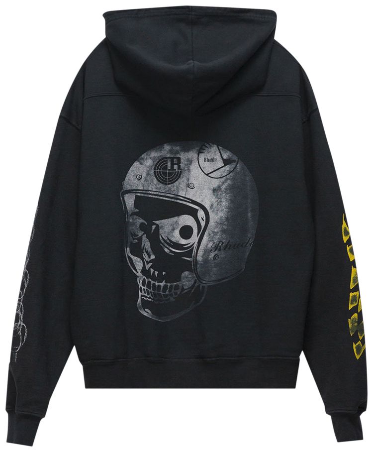 Rhude Rhonda 2 Helmet Hoodie Black