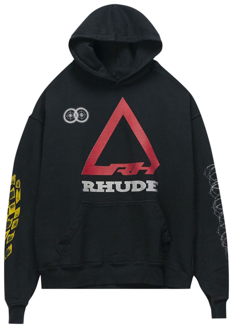 Rhude Rhonda 2 Helmet Hoodie Black