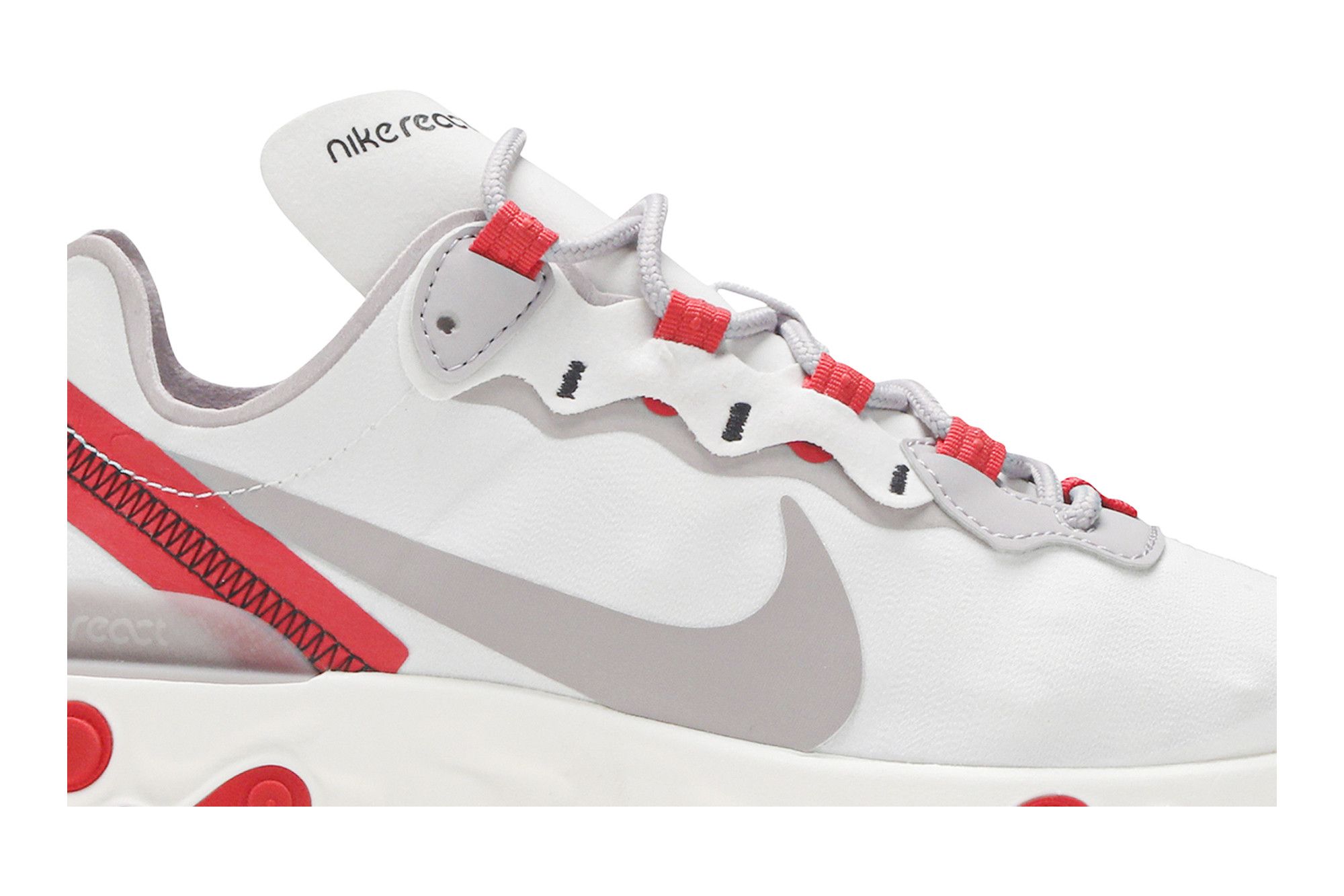 Nike react element 55 women's white online