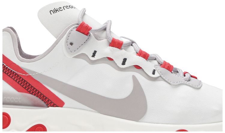 Nike Wmns React Element 55 Sail Phantom Red