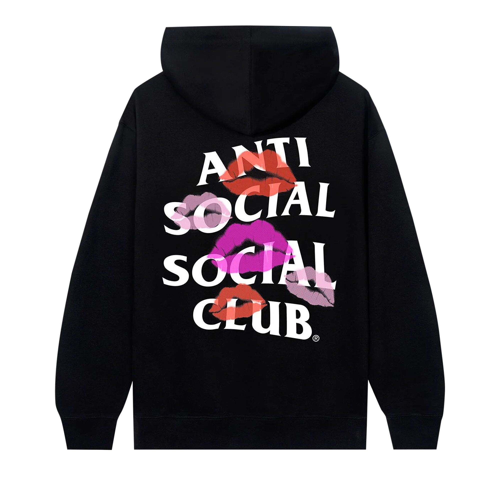 Buy Anti Social Social Club Your Kiss Hoodie 'Black' - 0657