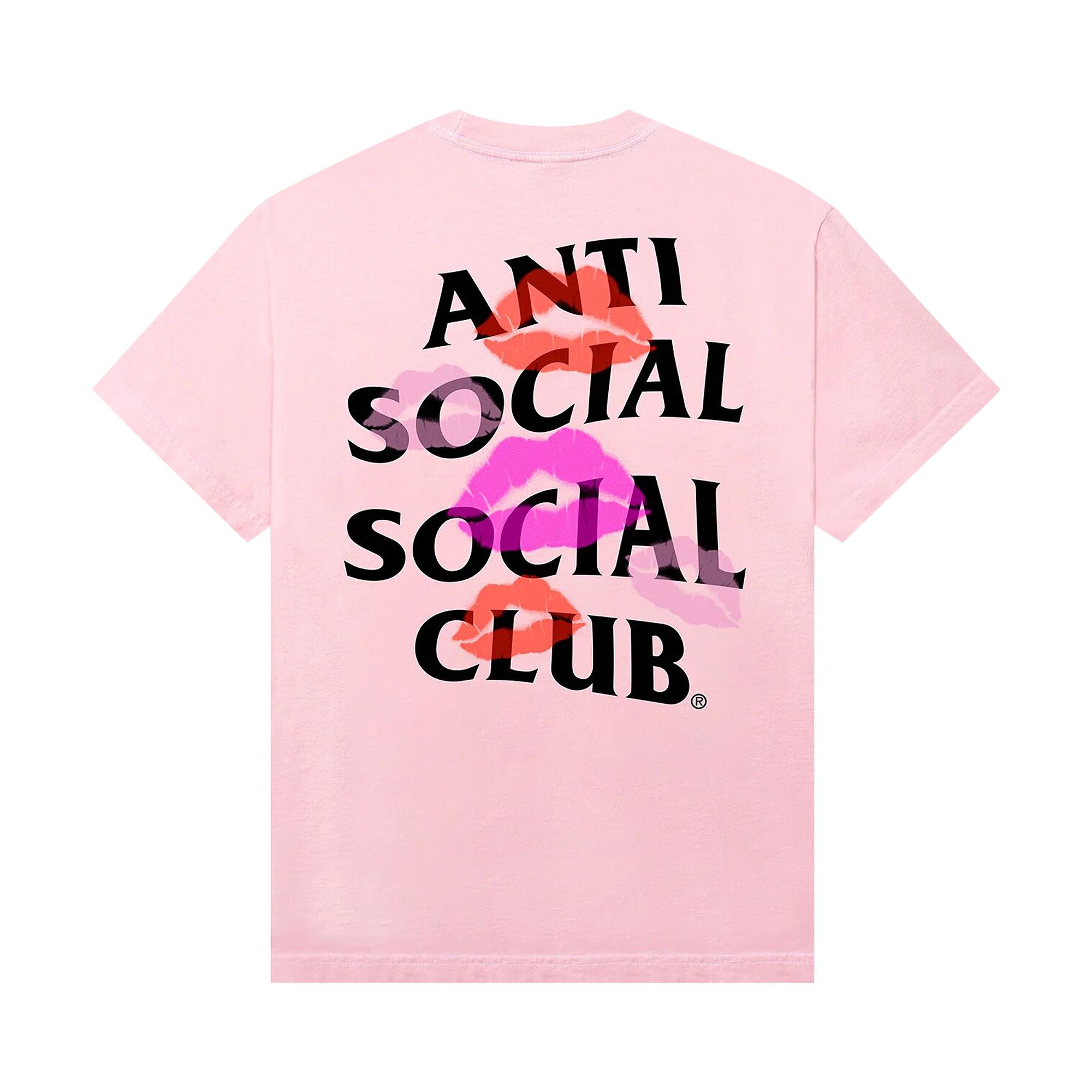 Buy Anti Social Social Club Your Kiss Tee 'Pink' - 0657