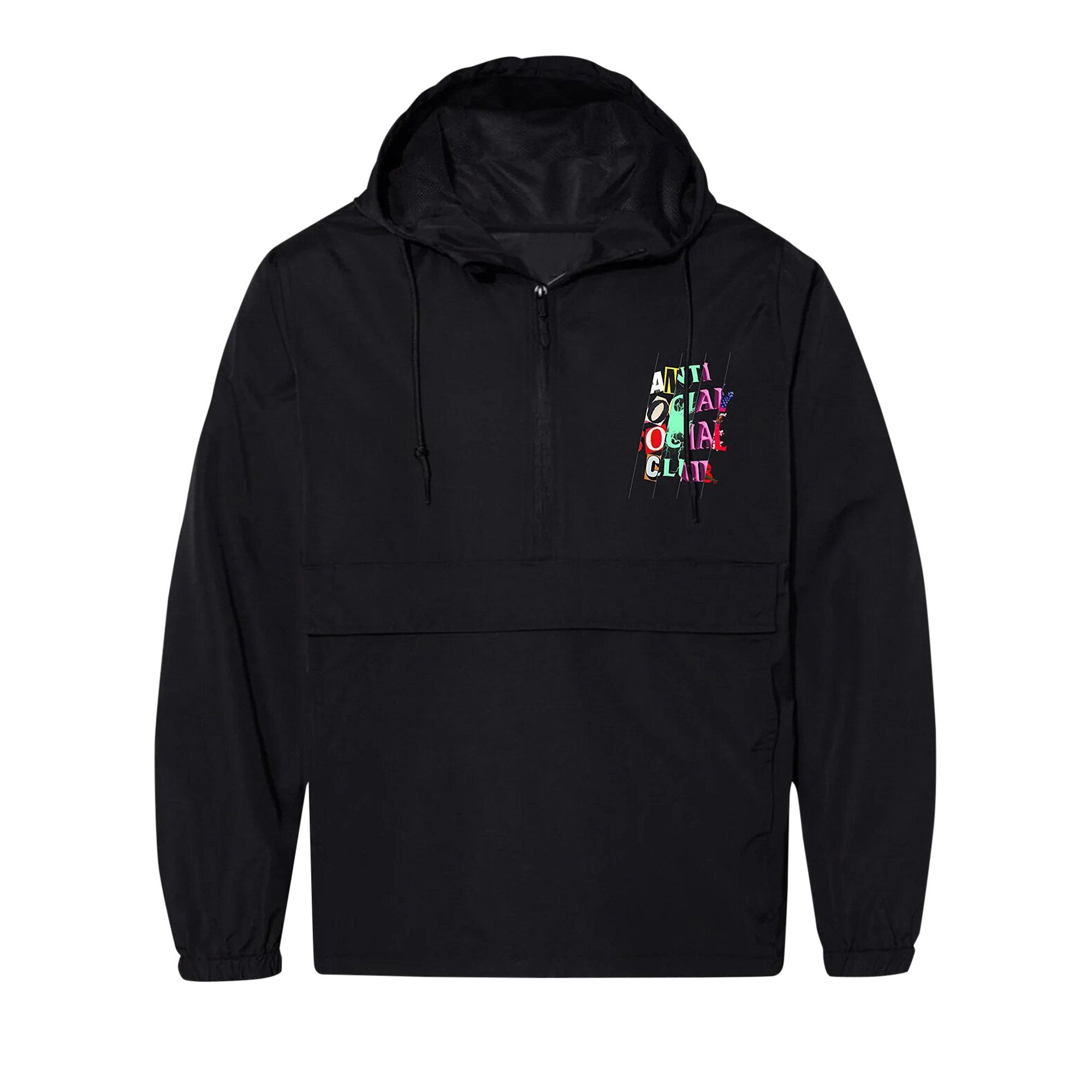 Huf regional tour black mens anorak jacket cheap