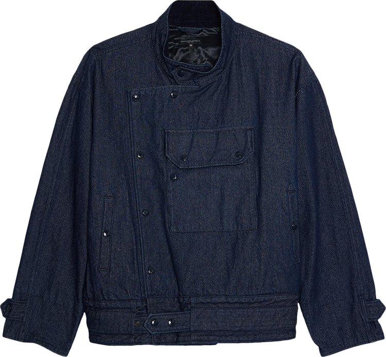 Buy Engineered Garments 12oz Denim Moto Jacket 'Indigo' - 22F1D048 ...