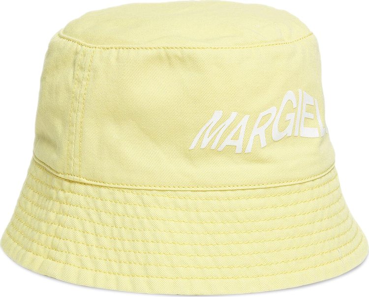 MM6 Maison Margiela Kids Bucket Hat 'Blazing Yellow'