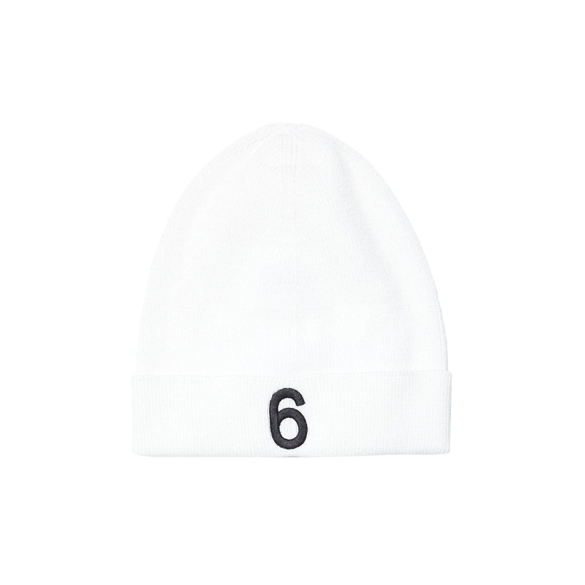 Buy MM6 Maison Margiela Kids Beanie 'White' - M60279 MM061