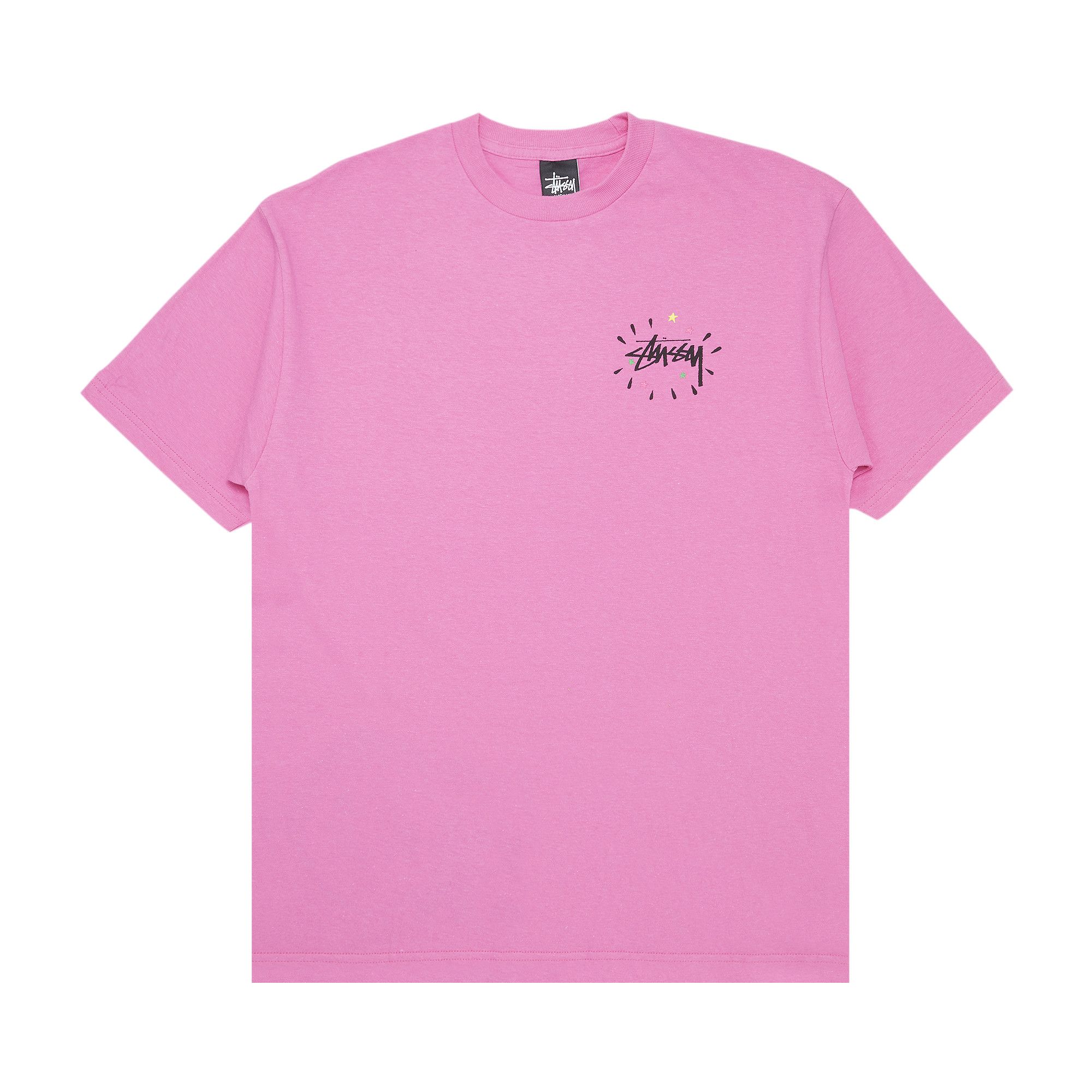 Stussy basic tee pink best sale