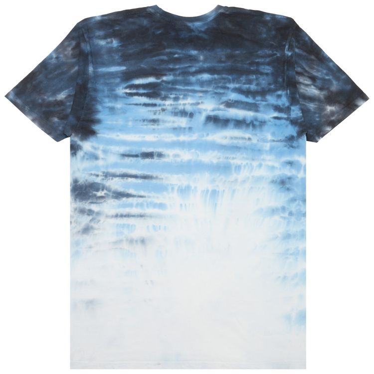 Stussy No4 Tie Dye Tee Blue
