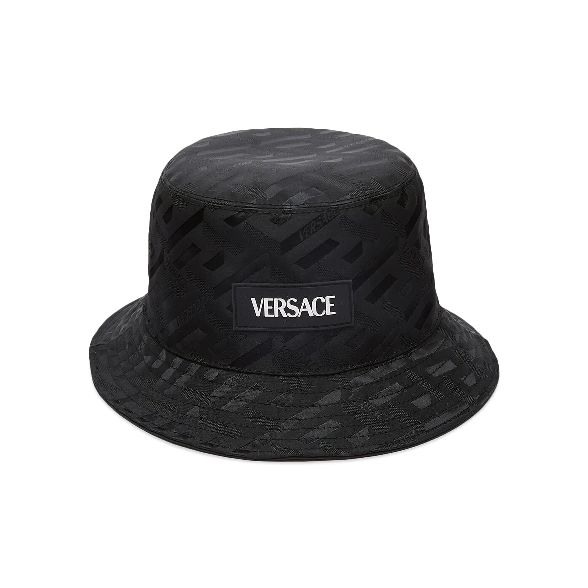 Buy Versace Logo Bucket Hat 'Black' - 1007031 1A05933 1B000 | GOAT UK