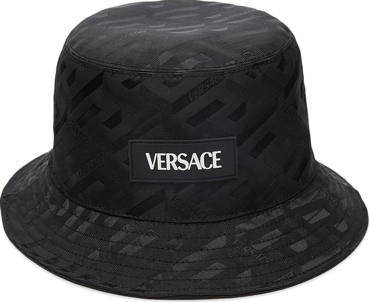 Versace Logo Bucket Hat 'Black'