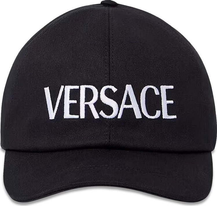 Versace Logo Hat 'Black/Navy'