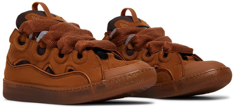 Lanvin Curb Sneakers Tan