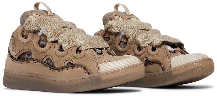 Lanvin Curb Sneakers Taupe