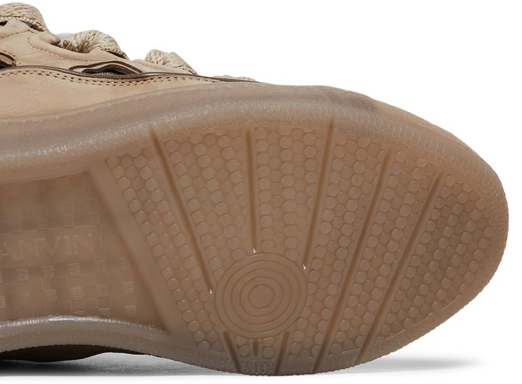 Lanvin Curb Sneakers Taupe