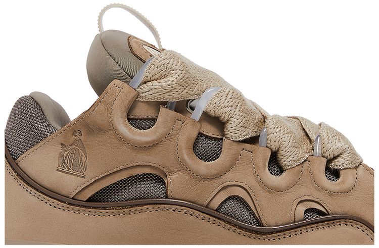Lanvin Curb Sneakers Taupe