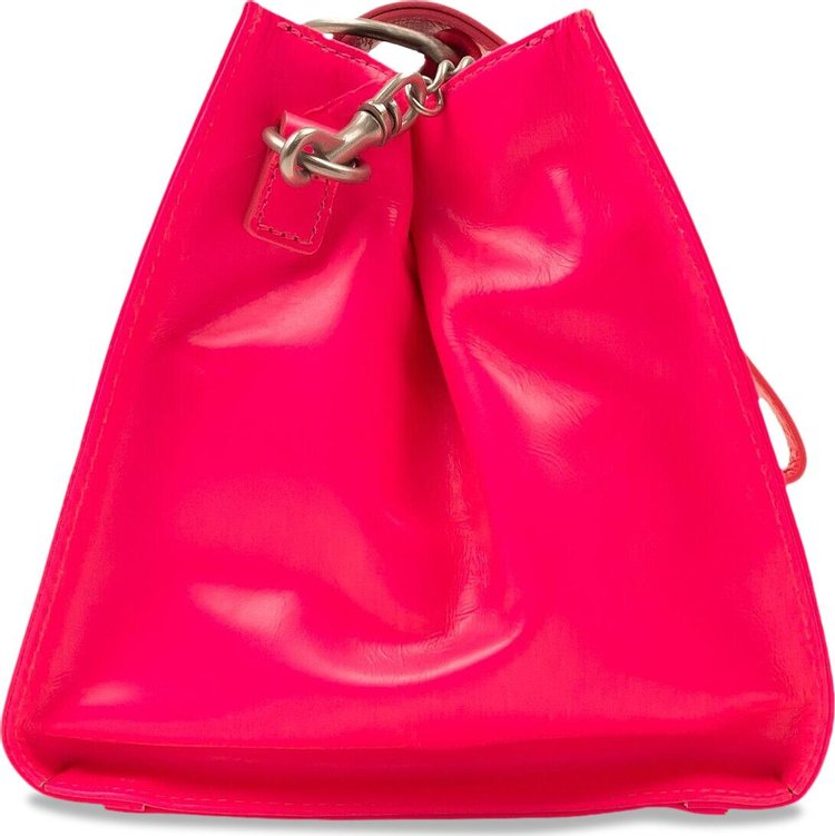 Junya Watanabe Leather Chain Crossbody Bag Fluorescent Pink