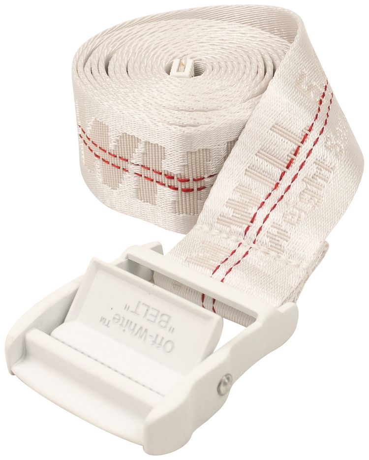 Off White Classic Industrial Belt White