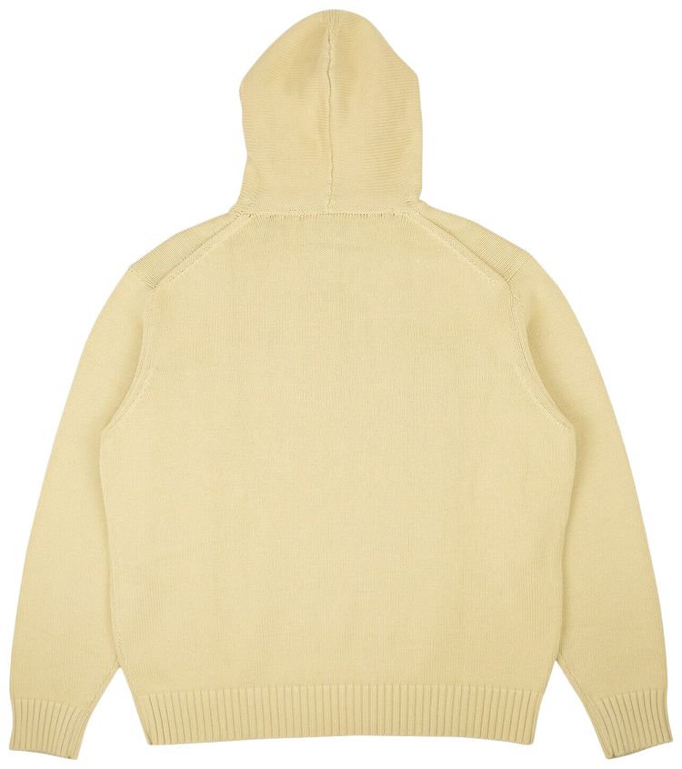 1017 ALYX 9SM Treated Logo Knit Hoodie Beige