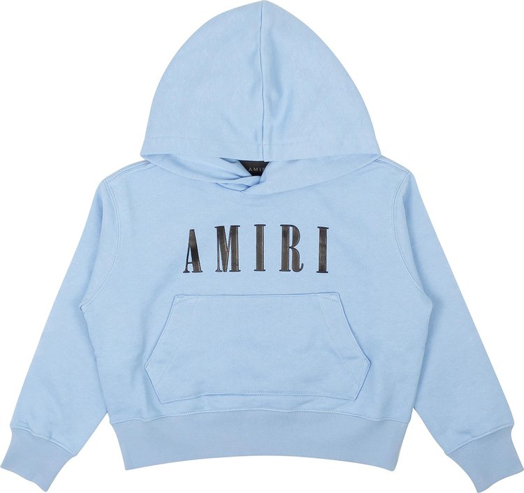 Amiri Logo Pullover Hoodie 'Light Blue'