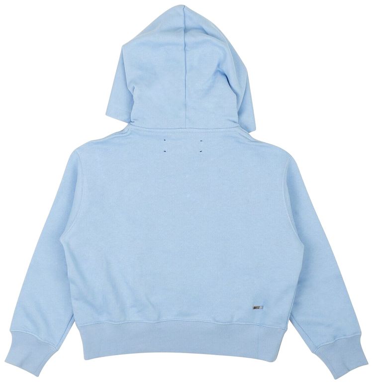 Amiri Logo Pullover Hoodie Light Blue