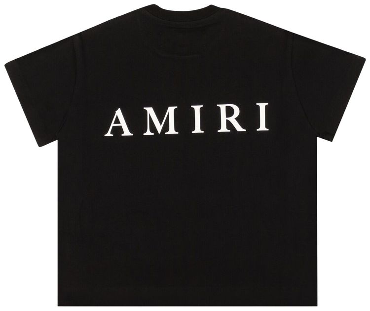 Amiri MA Short Sleeve Logo T Shirt Black