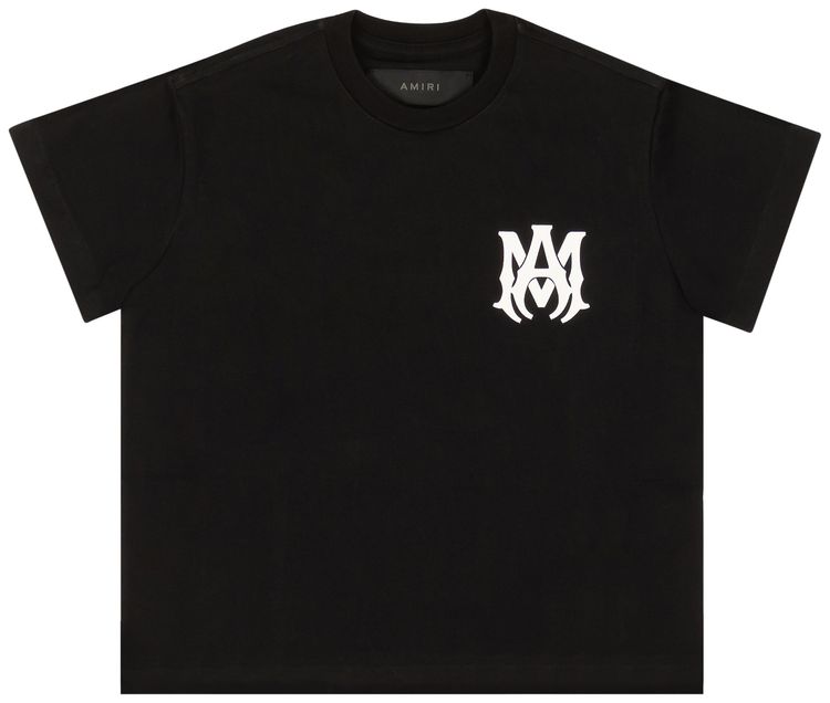 Amiri MA Short Sleeve Logo T Shirt Black
