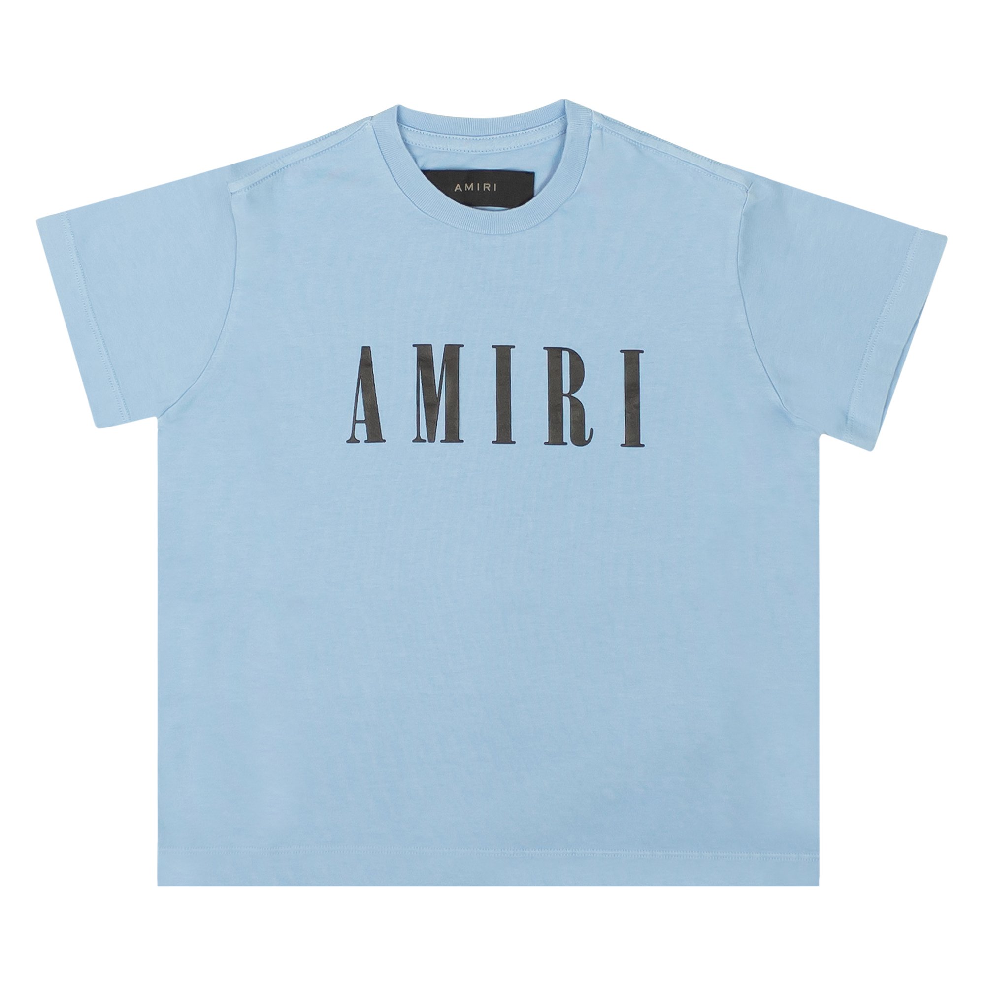 Buy Amiri Short-Sleeve Logo T-Shirt 'Light Blue' - PF22KJL013 853 LIGH |  GOAT